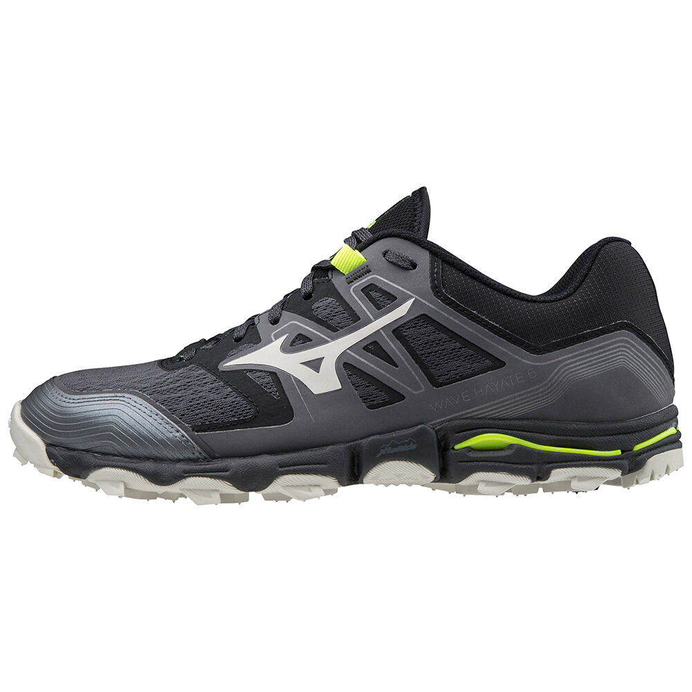 Panske Trail Bežecká Obuv Mizuno Wave Hayate 6 Čierne Vypredaj IFRX19078